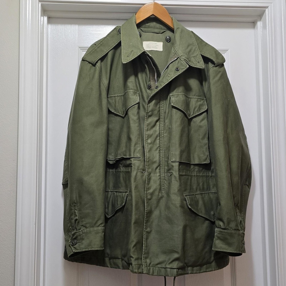 VTG 1958 USMC M-1951 Field Jacket M51 Men's MED Short Marine Corps Vietnam RARE